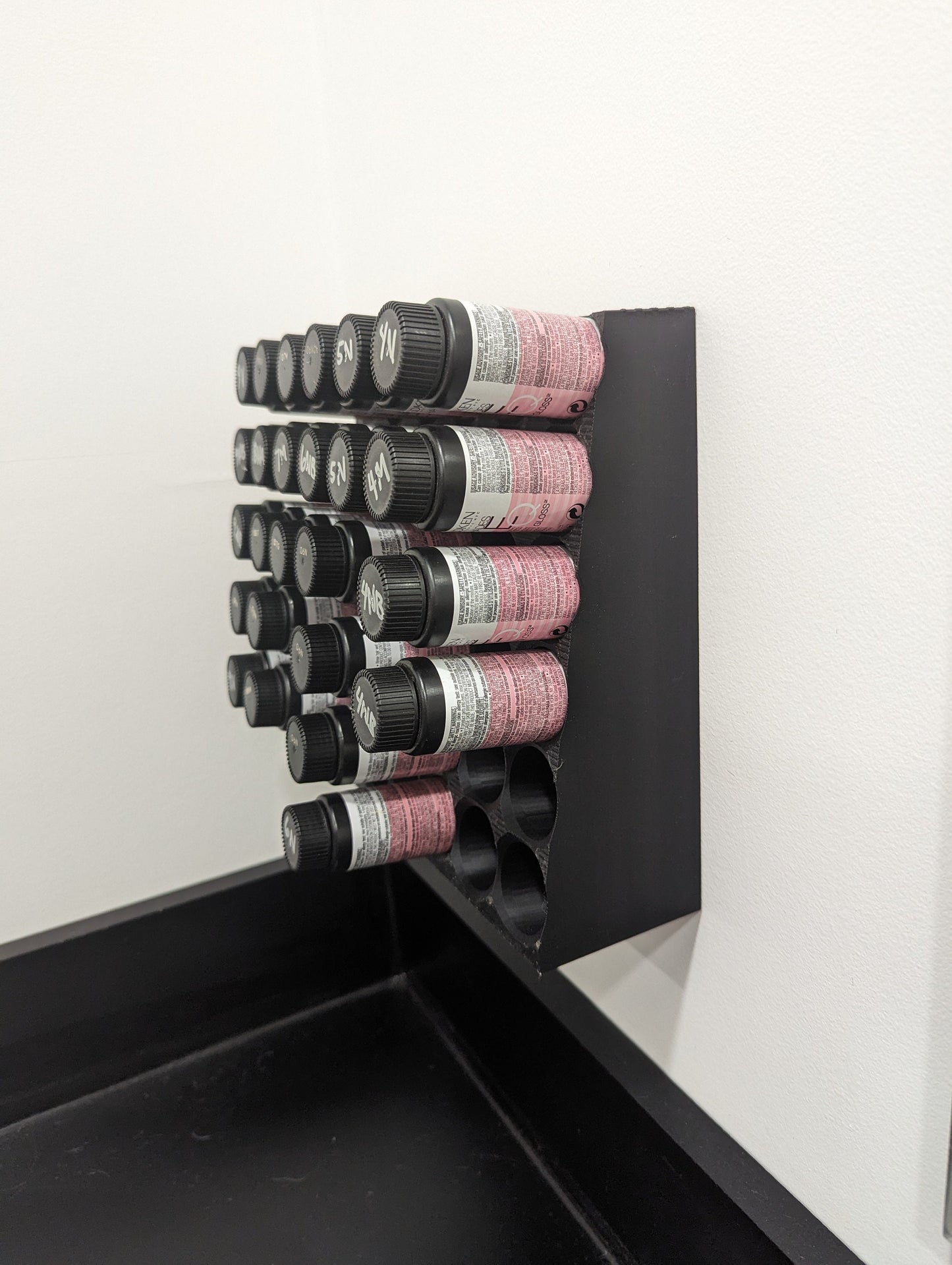 Redken Shades EQ Holder | Vertical Wall Mount | Holds 36 Bottles