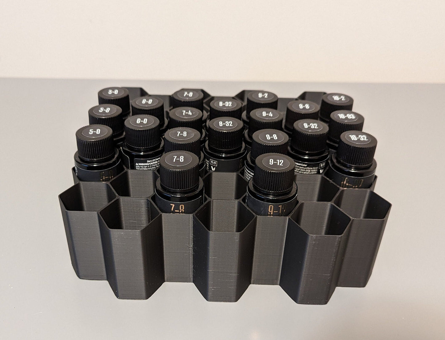 DANGER JONES Toner Holder | Wall Mount | Holds 42 Bottles