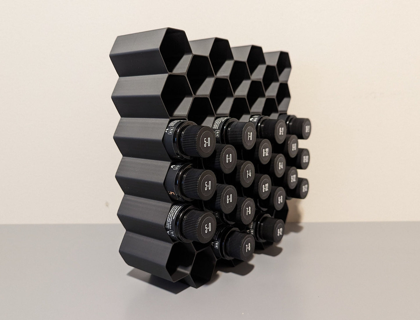 R+Color Holder | Wall Mount | Holds 42 Bottles