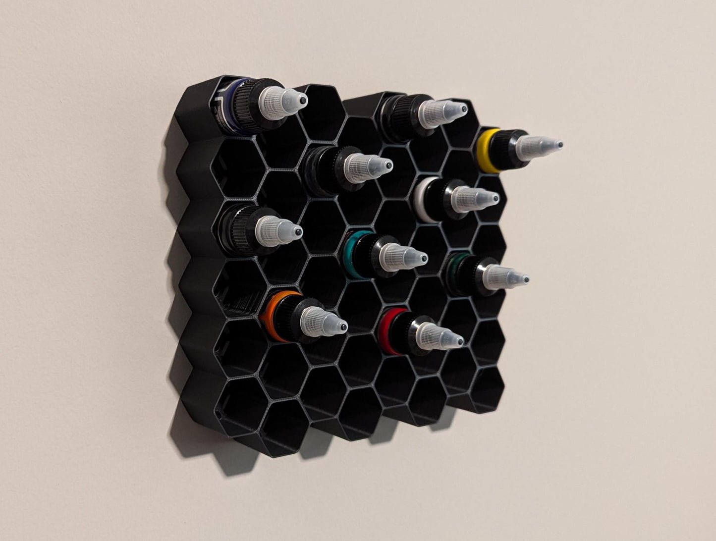 Tattoo Ink Organizer | Wall Mount | Holds 48 Bottles