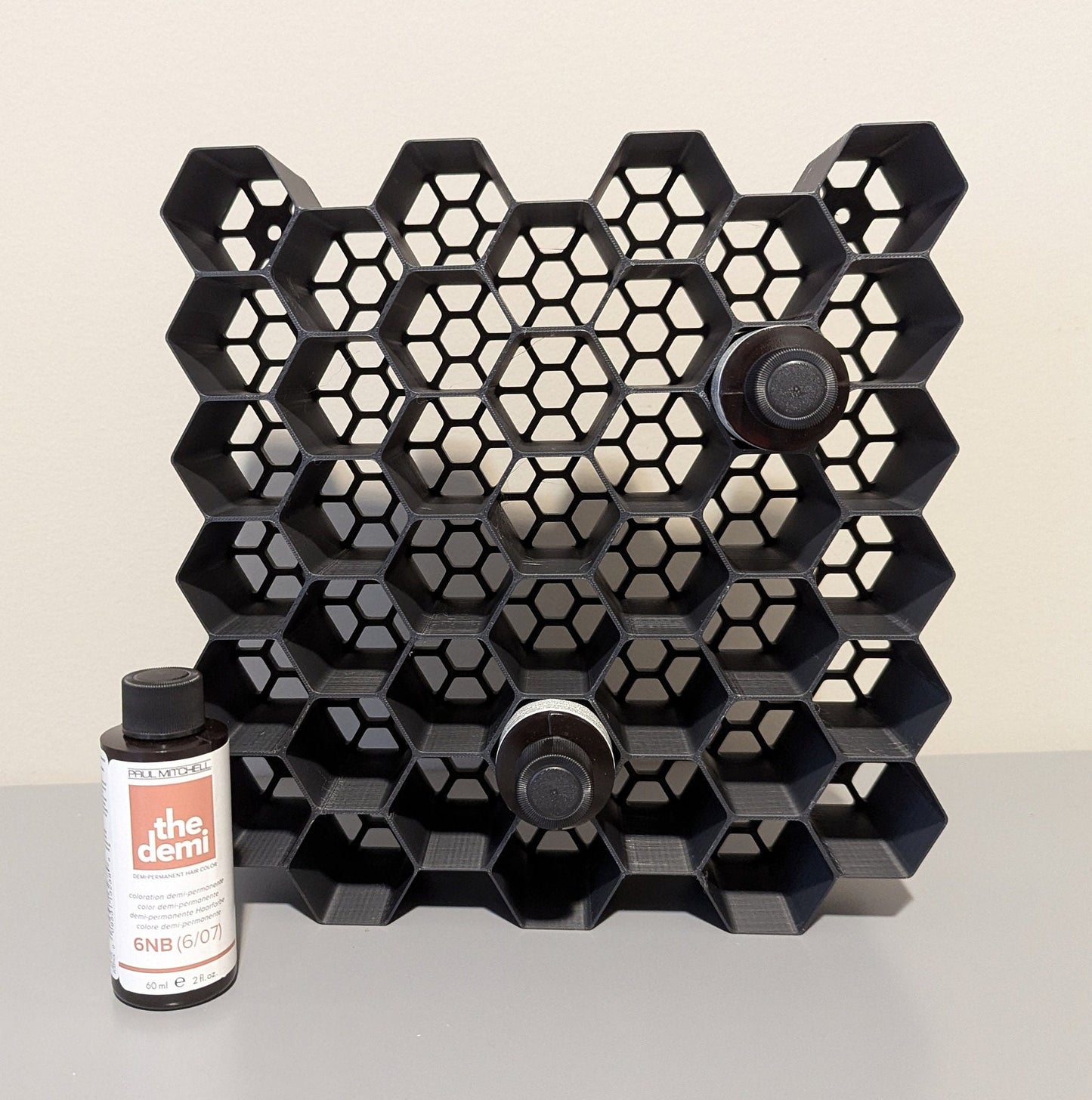 Paul Mitchell Demi Color Holder | Wall Mount | Holds 42 Bottles