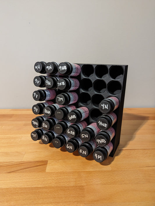 Redken Shades EQ Holder | Vertical Wall Mount | Holds 36 Bottles