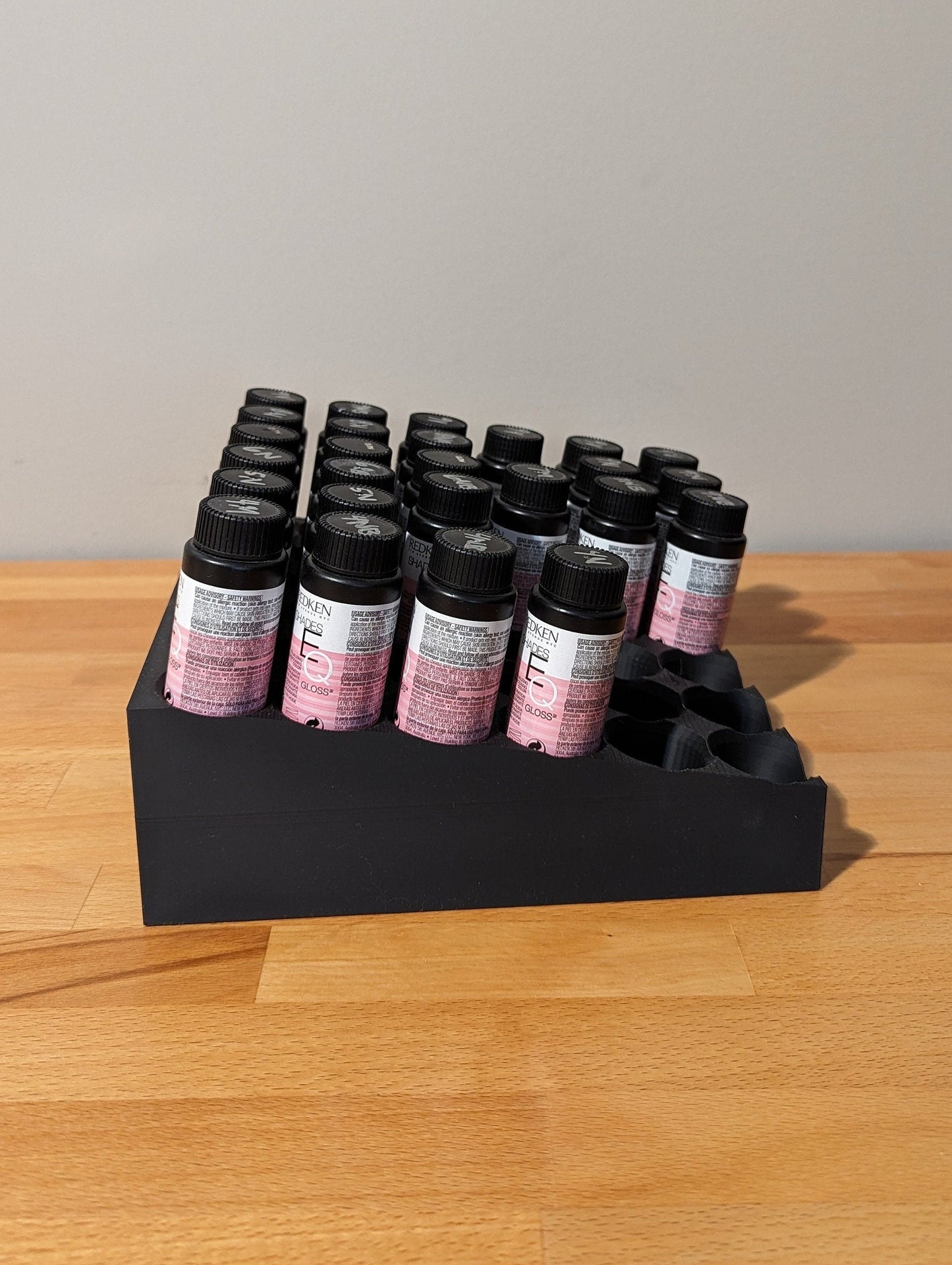 Redken Shades EQ Holder | Vertical Wall Mount | Holds 36 Bottles