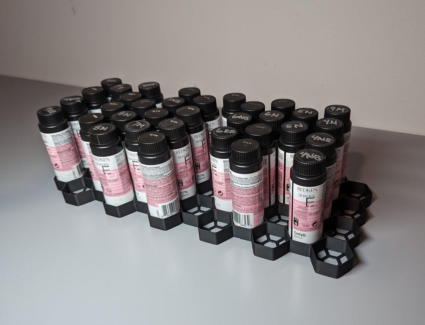 Redken Shades EQ Bottle Trays | 2oz, 33 mm bottles | SHORT Version 5/8 Inch tall | Made to Order