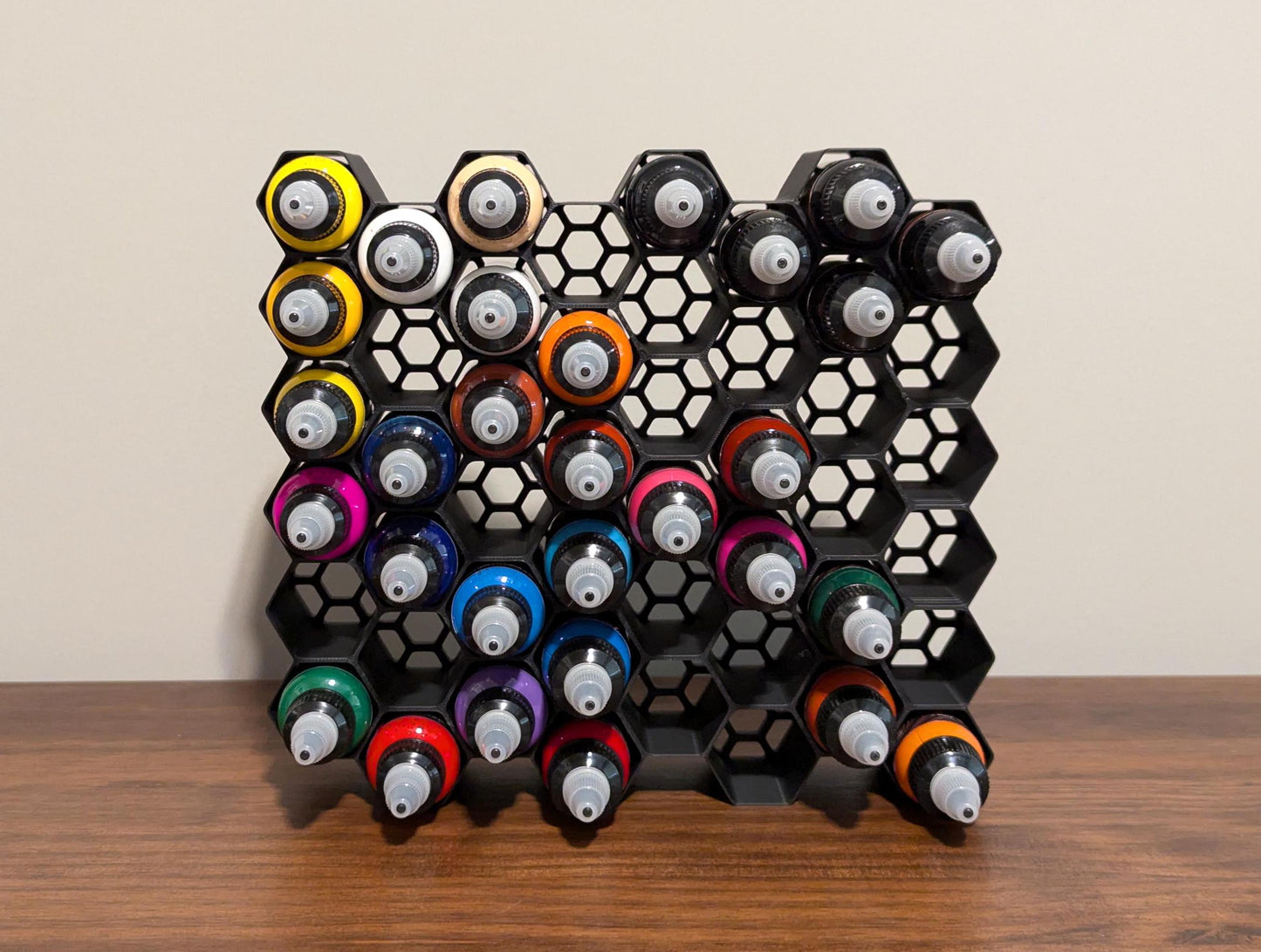 Tattoo Ink Organizer | Wall Mount | Holds 48 Bottles