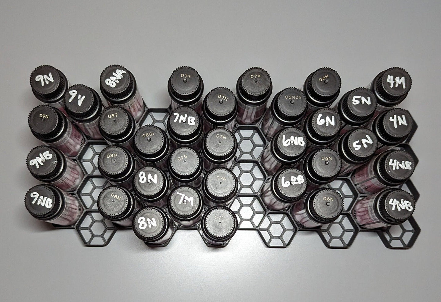 Redken Shades EQ Bottle Trays | 2oz, 33 mm bottles | SHORT Version 5/8 Inch tall | Made to Order