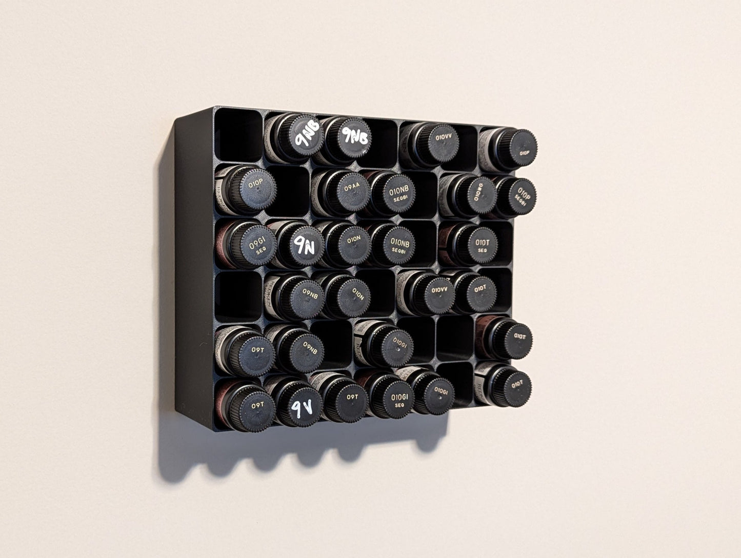 Redken Shades EQ Holder | Cube Style Organizer | Stackable & Wall-Mount Salon Organizer for Hair Dye Bottles