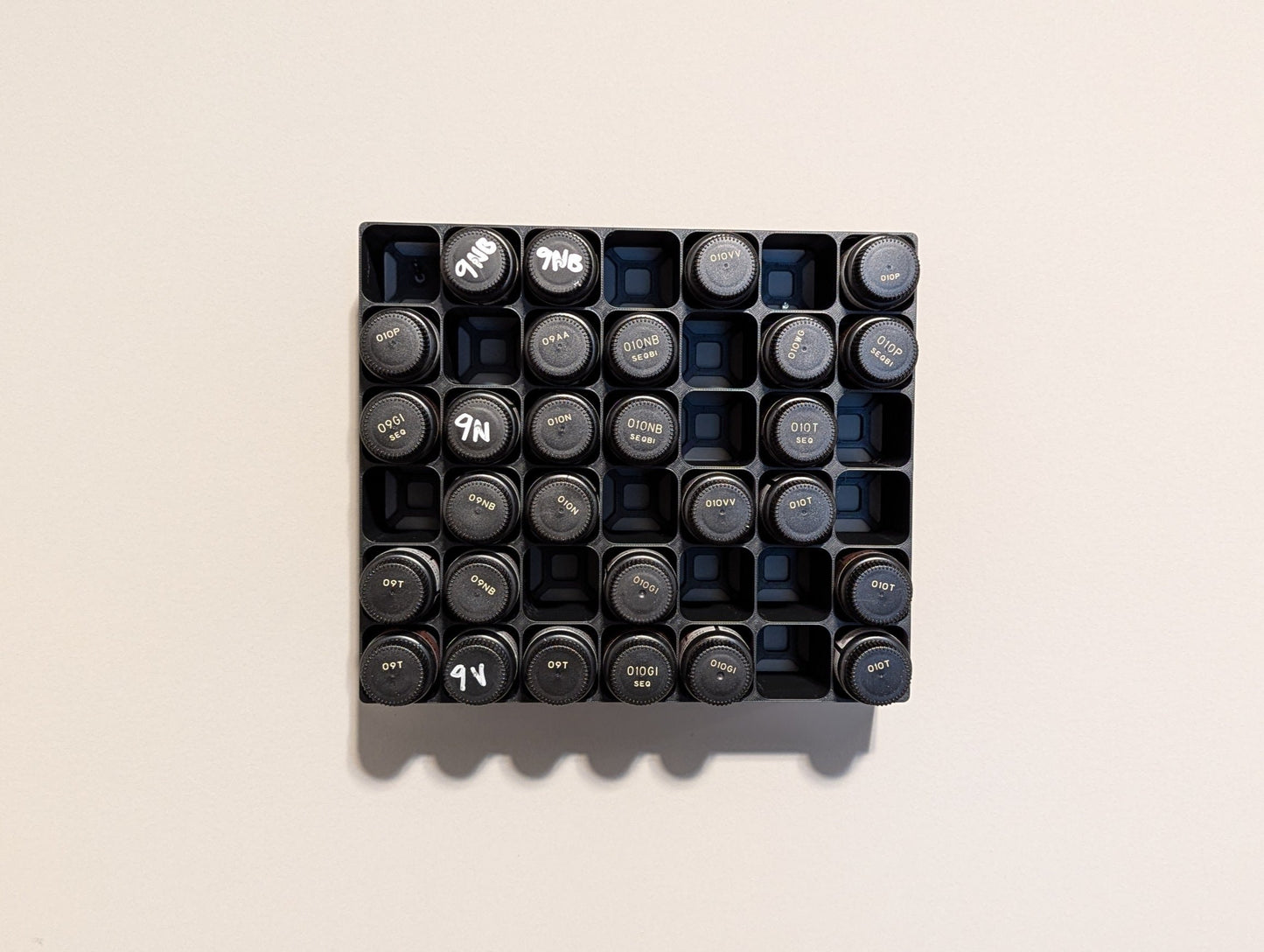 Redken Shades EQ Holder | Cube Style Organizer | Stackable & Wall-Mount Salon Organizer for Hair Dye Bottles