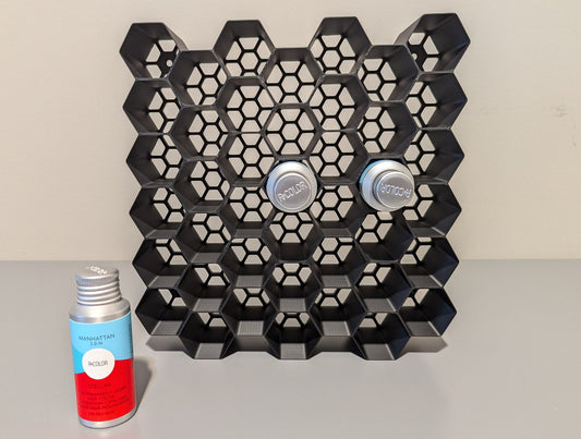 R+Color Holder | Wall Mount | Holds 42 Bottles