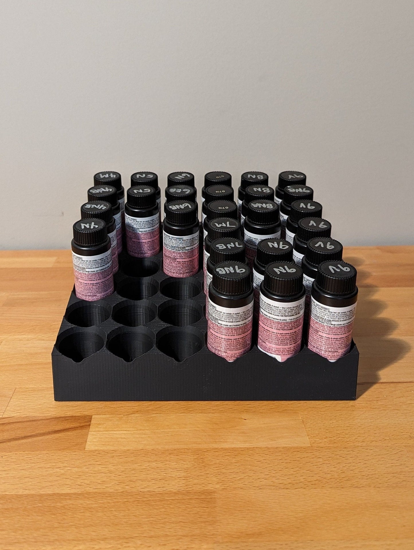 Redken Shades EQ Holder | Vertical Wall Mount | Holds 36 Bottles