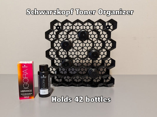 Schwarzkopf Igora Vibrance Toner Holder | Wall Mount | Holds 42 Bottles