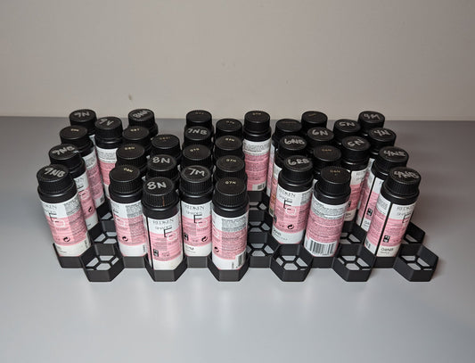 Redken Shades EQ Bottle Trays | 2oz, 33 mm bottles | SHORT Version 5/8 Inch tall | Made to Order