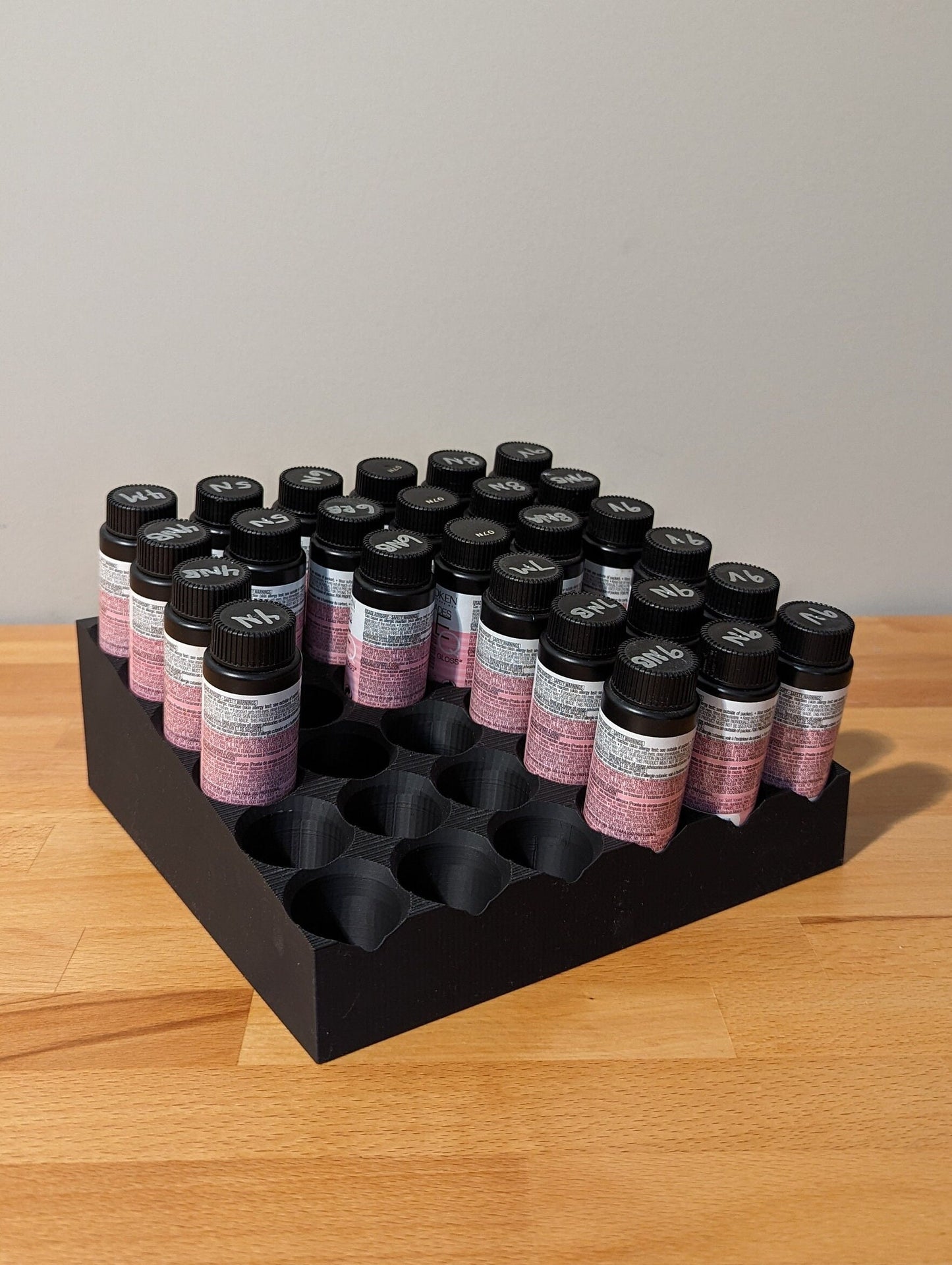 Redken Shades EQ Holder | Vertical Wall Mount | Holds 36 Bottles