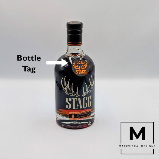 Stagg Jr Bourbon Bottle Batch Tag | Premium Whiskey Label | Bourbon Collector Gift | Home Bar Decor | Whiskey Lover