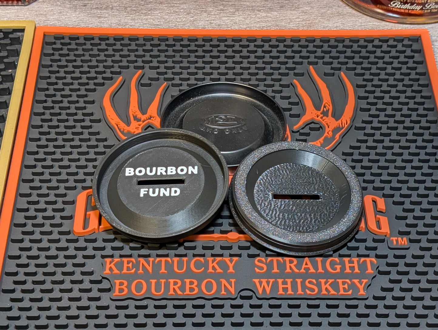 E.H. Taylor Bourbon Tube Coin Bank Lid | Whiskey Tube Coin Bank | Bourbon Collector Gift | Home Bar Decor | Whiskey Lover Gift